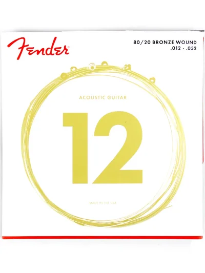 Струни Fender 70L Bronze Acoustic String 12-52