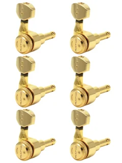 Graph Tech PRL-8721-G0 Electric Locking 6 In-line C0ntemporary Mini Gold 2 Pin