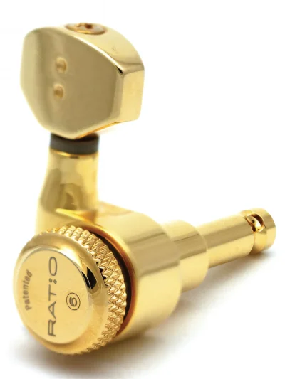 Кілки Graph Tech PRL-8721-G0 Electric Locking 6 In-line C0ntemporary Mini Gold 2 Pin
