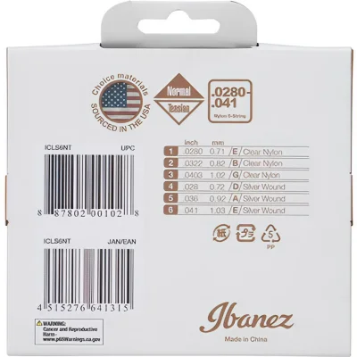 Струни Ibanez ICLS6NT Classic Guitar String 28-41