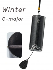 Hluru Winter Carbon Fiber 8 Notes Wind Chime CF Win 8-4