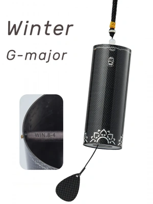 Hluru Winter Carbon Fiber 8 Notes Wind Chime CF Win 8-4