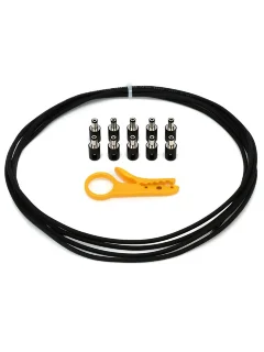 Lava Cable LCDCKT-B Tightrope Solder Free DC Kit (Black)