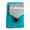 Калімба Hluru Huashu KHS17 Small Sun Poplar Blue (17 нот, тополя, зменшена)