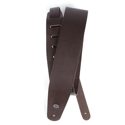 D&#039;Addario 25L01-DX Deluxe Leather Guitar Strap (Brown)