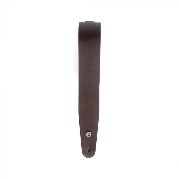 D'Addario 25L01-DX Deluxe Leather Guitar Strap (Brown)