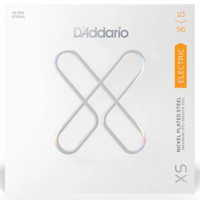 D&#039;Addario XSE1056 XS Coated Regular Light 7-String 10-56