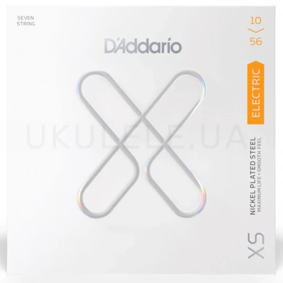 Струны D'Addario XSE1056 XS Coated Regular Light 7-String 10-56