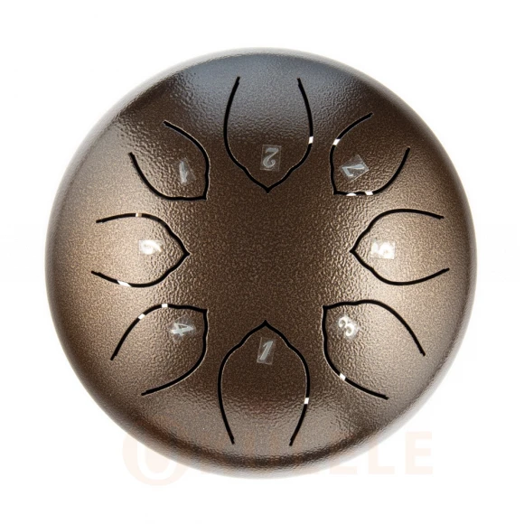 Глюкофон Hluru TOY8-6 Bronze 6" (15см) 8 нот Tongue Drum 304 Stainless Steel