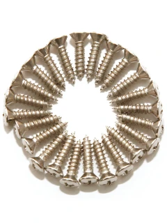 Dimarzio FH1000C Pickguard / Backplate Screws - Set of 24 (Chrome)