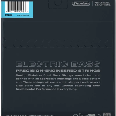 Струни Dunlop DBS45130 Stainless Steel Medium 5-String 45-130