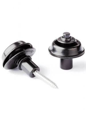 Dunlop SLS1403BK Straplok Strap Retainers Flush Mount Black Oxide