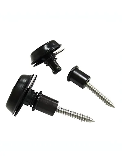 Стреплок Dunlop SLS1403BK Straplok Strap Retainers Flush Mount Black Oxide
