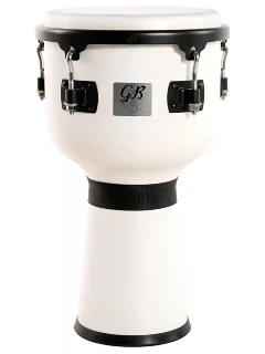 Gon Bops FSDJWM10 10" Fiesta Djembe (White Magic)