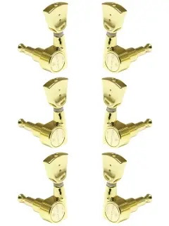 Graph Tech PRN-2341-G0 Ratio Electric 3+3 Vintage 2 Pin Gold