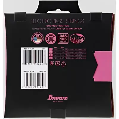 Струни Ibanez IEBS4C Bass Guitar String 45-105