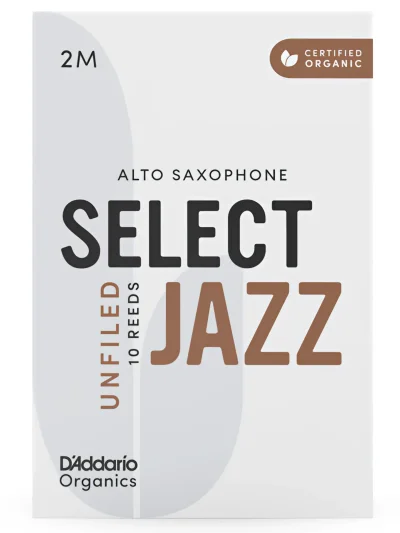 Тростина D'Addario ORRS10ASX2M Organic Select Jazz Alto Sax Unfiled 2M - 10 Pack