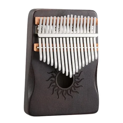 Калімба Hluru Huashu KHS17 Small Sun Poplar Brown (17 нот, тополя, зменшена)