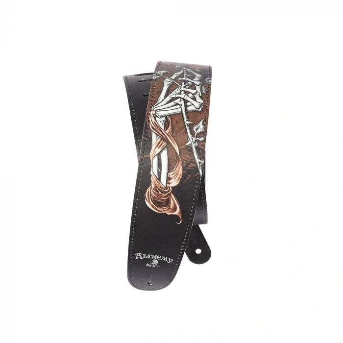 Ремінь для гітари Ремінь для гітари D'Addario 25LAL05 Alchemy Leather Guitar Strap - Cryptorosa