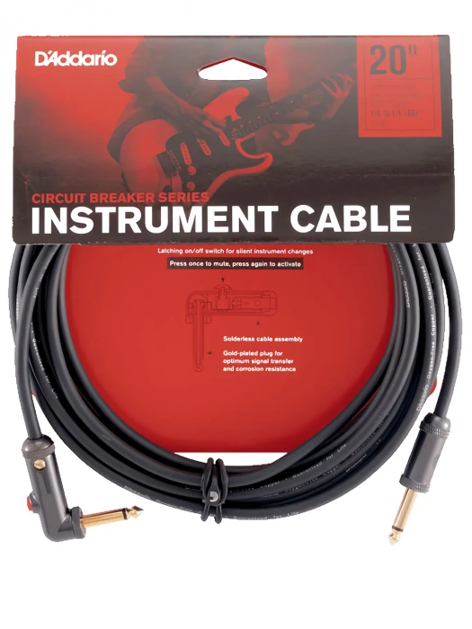 D'Addario PW-AGLRA-20 Curcuit Breaker Latching Switch (6m)