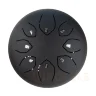Глюкофон Hluru TOY8-6 Charcoal 6" (15см) 8 нот Tongue Drum 304 Stainless Steel