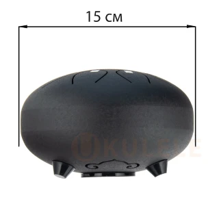Hluru TOY8-6 Charcoal 6" (15см) 8 нот Tongue Drum 304 Stainless Steel
