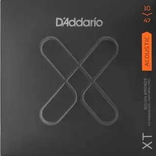 D'Addario XTABR1047 XT 80/20 Bronze Extra Light 10-47