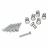 Dimarzio FH1310 Single-Coil Mounting Hardware Kit (Chrome)