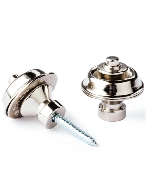 Dunlop SLS1501N Straplok Strap Retainers Traditional Nickel