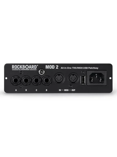 Патч-панель педалборда RockBoard MOD 2 V2 All-in-One TRS, Midi & USB Patchbay