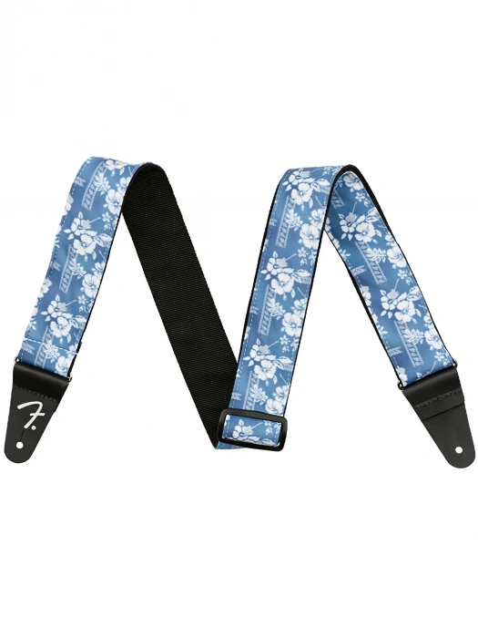 Ремінь для гітари Ремінь для гітари Fender Strap 2" Hawaiian Straps Blue Floral