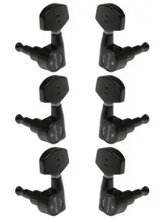 Graph Tech PRN-2411-B0 Ratio Acoustic 3+3 C0ntemporary 2 Pin Black