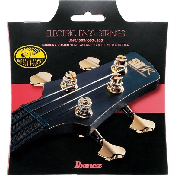 Струни Ibanez IEBS4XC Bass Guitar String 45-105 Carbon X Coated
