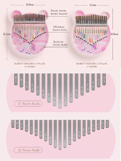 Hluru Huashu KHUN21 Unicorn Acrylic (21 нота)