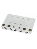 Бридж Fender Himass 5-String Bass Wide Bridge Assembly with Zinc Saddles