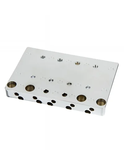 Бридж Fender Himass 5-String Bass Wide Bridge Assembly with Zinc Saddles