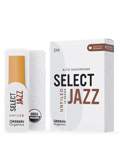 Тростина D'Addario ORRS10ASX2M Organic Select Jazz Alto Sax Unfiled 2M (1 шт)