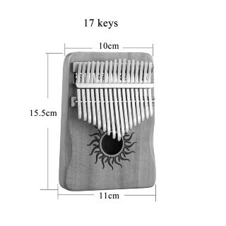 Hluru Huashu KHS17 Small Sun Poplar Green (17 нот, тополя, зменшена)