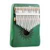 Калімба Hluru Huashu KHS17 Small Sun Poplar Green (17 нот, тополя, зменшена)