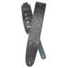 Ремінь для гітари D'Addario 25LE00 Deluxe Leather Guitar Strap (Embossed, Black)