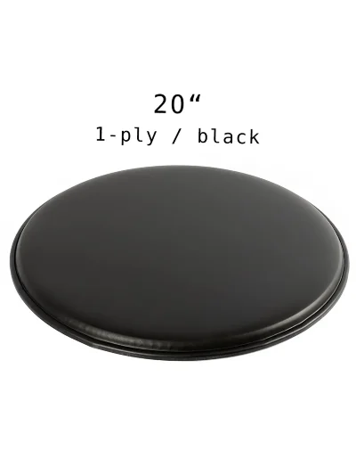 Пластик для барабанів Overtone 20'' DH20SB Black 1-ply