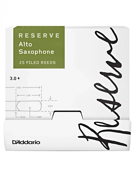 Тростина Тростина D'Addario DJR01305-B25 Reserve Alto Sax #3.0+ 25 Pack