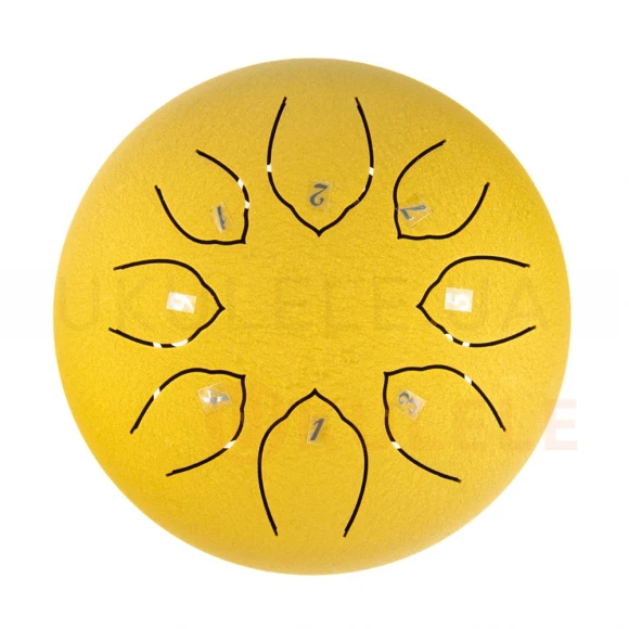 Глюкофон Hluru TOY8-6 Golden 6" (15см) 8 нот Tongue Drum 304 Stainless Steel
