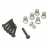 Dimarzio FH1310BK Single-Coil Mounting Hardware Kit (Black)