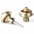 Dunlop SLS1502BR Straplok Strap Retainers Traditional Brass