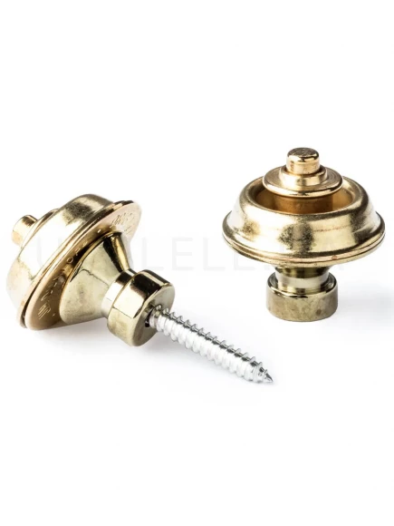Стреплок Dunlop SLS1502BR Straplok Strap Retainers Traditional Brass