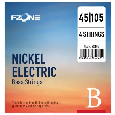 Струни Fzone BS102 Bass 4-Strings 45-105