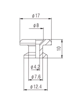 Paxphil HE014 Large Strap Pin (Gold)