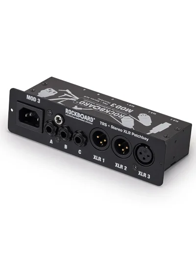 Патч-панель педалборда RockBoard MOD 3 V2 All-in-One TRS & XLR Patchbay for Vocalists & Acoustic Players