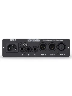 RockBoard MOD 3 V2 All-in-One TRS & XLR Patchbay for Vocalists & Acoustic Players